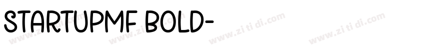 StartUpMF Bold字体转换